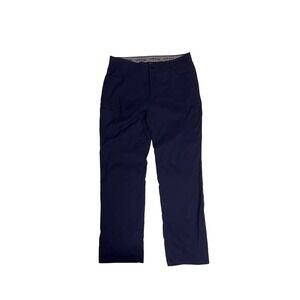 ORVIS Tech Trek Pants Mens 38x32 Blue Performance Hiking Water Repellent Stretch
